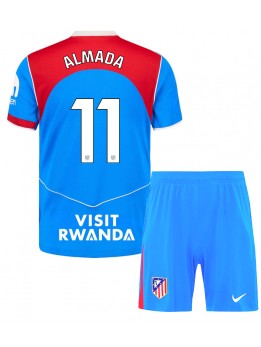 Billige Atletico Madrid Thiago Almada #11 Tredjedraktsett Barn 2025-26 Kortermet (+ Korte bukser)